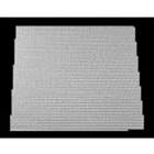 Aldes - Grille de reprise en dalle de plafond 600x600 blanche avec maille carrée AU123Z