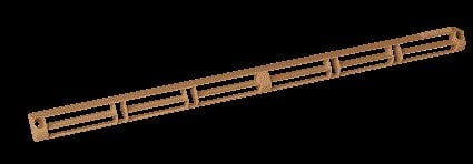 Aldes - Auvent menuiserie pour EMMA, EA, ELLIA, EHB2, EHL et EAI - chêne clair