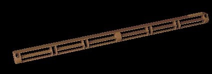 Aldes - Mini auvent standard de menuiserie - chêne