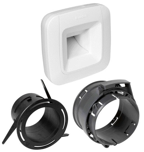 Aldes - Kit bouche BDH bain ou cellier B51 diamètre 80mm + manchette