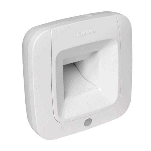 Aldes - Bouche hygroréglable BDH bain/WC BW53 10-40/30 m3/h D 80 mm Présence piles - BLC