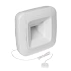 Aldes - Bouche hygroréglable BDH bain/WC BW62 10-40/30 m3/h D 125 mm Cordelette - blanc