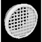 Aldes - Bouche d'extraction murale ou plafond blanc RAL9010 30% en aluminium D125