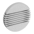 Aldes - Terminal BIM2 320 - Alu - Blanc - Soufflage en plafond D160