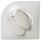 Aldes - Grille plastique fixe BIO Design 110 m3/h D 125 mm - blanc