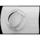 Aldes - Grille plastique fixe BIO Design rectangulaire 60 m3/h D 80 mm - blanc