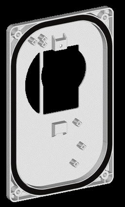 Aldes - Platine de rénovation pour bouche BAHIA/BH à vis