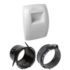 Aldes - Kit Manchette + Bouches Curve PUSH cuisine diamètre 125