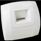 Aldes - Bouche hygroréglable Bahia Curve S bain B21 5/45 m3/h D 80 mm - blanc