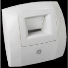 Aldes - Bouche hygroréglable Bahia Curve S bain/WC BW21 5-45/30 m3/h présence - blanc