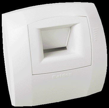 Aldes - Bouche hygroreglable WC W13 Curve S 5-30 D 80 mm cordelette - Blanc
