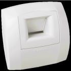 Aldes - Bouche hygroréglable Bahia Curve S bain/WC BW43 15-50 m3/h D125 cordelette-blanc