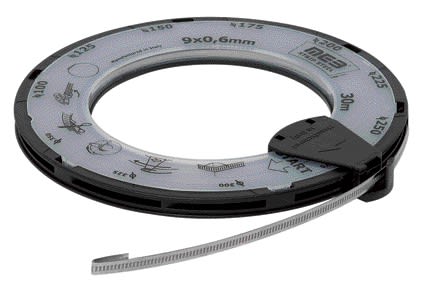 Aldes - Boucles de serrage pour bande crénelée de 9 mm de largeur - sachet de 50