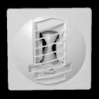 Aldes - Bouche autoréglable BapCOLOR 15 m3/h D 125 mm - blanc