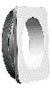 Aldes - Platine d'adaptation pour les bouches D 125/150 mm - blanc