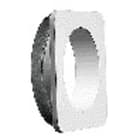 Aldes - Platine d'adaptation pour les bouches D 125/150 mm - blanc