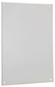 Aldes - Platine d'obturation en rénovation pour les bouches 180x280 mm - blanc