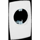 Aldes - Platine de rénovation à griffes pour Bap'SI et Bahia Curve - Blanc