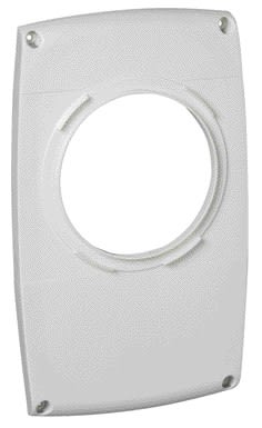 Aldes - Platine de rénovation à vis pour Bap'SI et Bahia Curve - Blanc