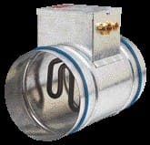 Aldes - Batterie de préchauffage BCA mono D355 mm 6 kW + relais