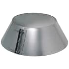 Aldes - Bavette d'étanchéité en acier galvanisé - diamètre 200 mm