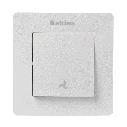Aldes - Bouton poussoir VMC pour Bahia Curve et EasyHOME PureAIR et AutoSENS