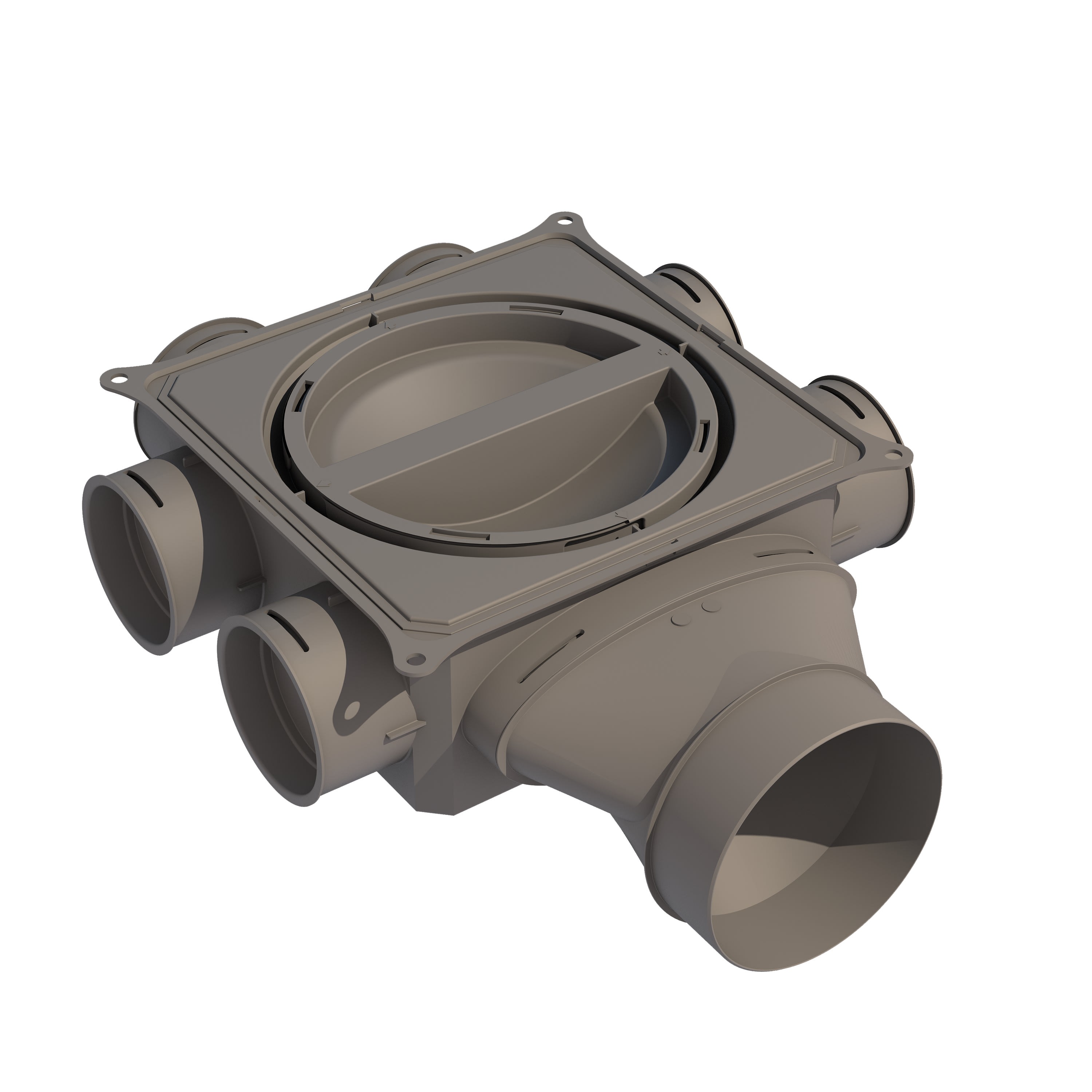 Aldes - Caisson de répartition OPTIFLEX PRO D.125 6 piquages