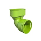 Aldes - Coude adaptateur OPTIFLEX PRO pour conduit oblong 100X50 vers circulaire D75