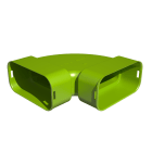 Aldes - Coude horizontal OPTIFLEX PRO pour conduit oblong 130X60