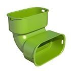 Aldes - Coude vertical OPTIFLEX PRO pour conduit oblong 100X50