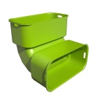 Aldes - Coude vertical OPTIFLEX PRO pour conduit oblong 130X60