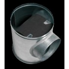 Aldes - Caisson piquage aluminium aéraulique/acoustique - Diamètre 160/250 mm