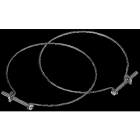 Aldes - Sac de 10 colliers de serrage à fil - Diamètre 200 mm