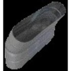 Aldes - Coude vertical oblong galvanisé CVO à 30° - L 410mm x H 165mm