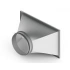 Aldes - Pièce de transformation rectangulaire circulaire pour CX3040/50 - D400