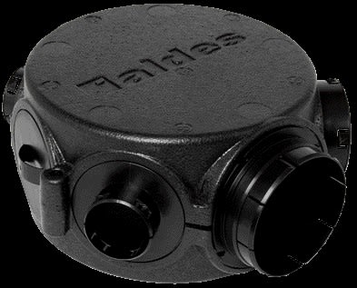 Aldes - Caisson répartiteur PPE équipé d'1 piquage D160 et 6 D125