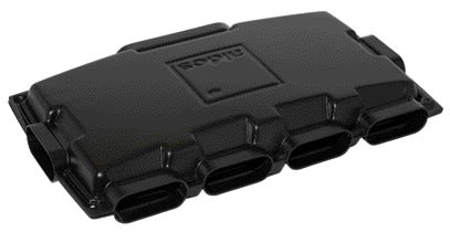 Aldes - Caisson répartiteur PPE équipé d'1 piquage D125 et 6 D80