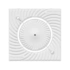 Aldes - Support de plaque fixe ColorLINE® 45-135 m³/h D 125 mm - blanc