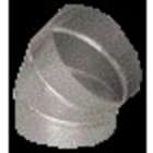 Aldes - Coude rigide en aluminium 45° - diamètre 450 mm