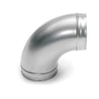 Aldes - Coude galvanisé 90° - Diamètre 160 mm embouti