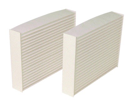 Aldes - Lot filtres Dee-Fly Modulo sans by-pass (1 G4 pollens + 1 F7 particules fines)