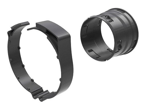 Aldes - Colliers Easyclip diamètre 80 mm (Sac de 10)