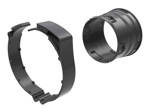 Aldes - EasyCLIP Algaine collier + raccord Ø 160 mm