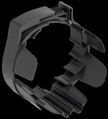 Aldes - Colliers Easyclip diamètre 125 mm (Sac de 10)