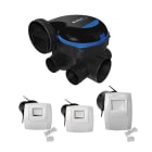 Aldes - Kit VMC simple flux EasyHOME HYGRO Classic avec bouches à cordelette