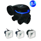 Aldes - Kit VMC simple flux EasyHOME HYGRO Classic BDH cordelette