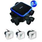 Aldes - Kit VMC simple flux EasyHOME HYGRO COMPACT Premium Haute Pression HP+ BDH