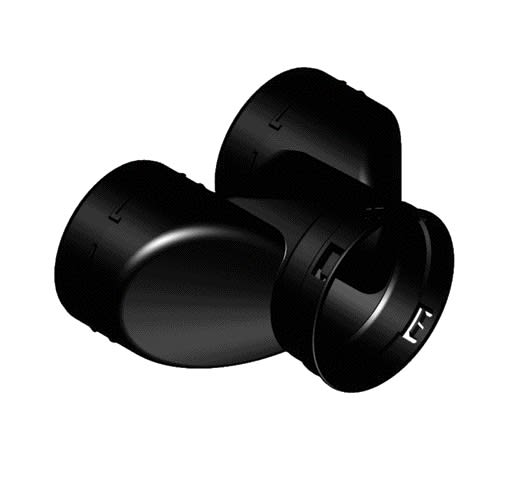 Aldes - Raccord culotte D80/2XD80 pour EasyHOME COMPACT