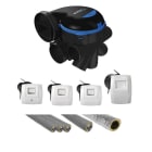 Aldes - Kit VMC simple flux EasyHOME HYGRO Premium HP+ avec gaines alu isolées et SDO