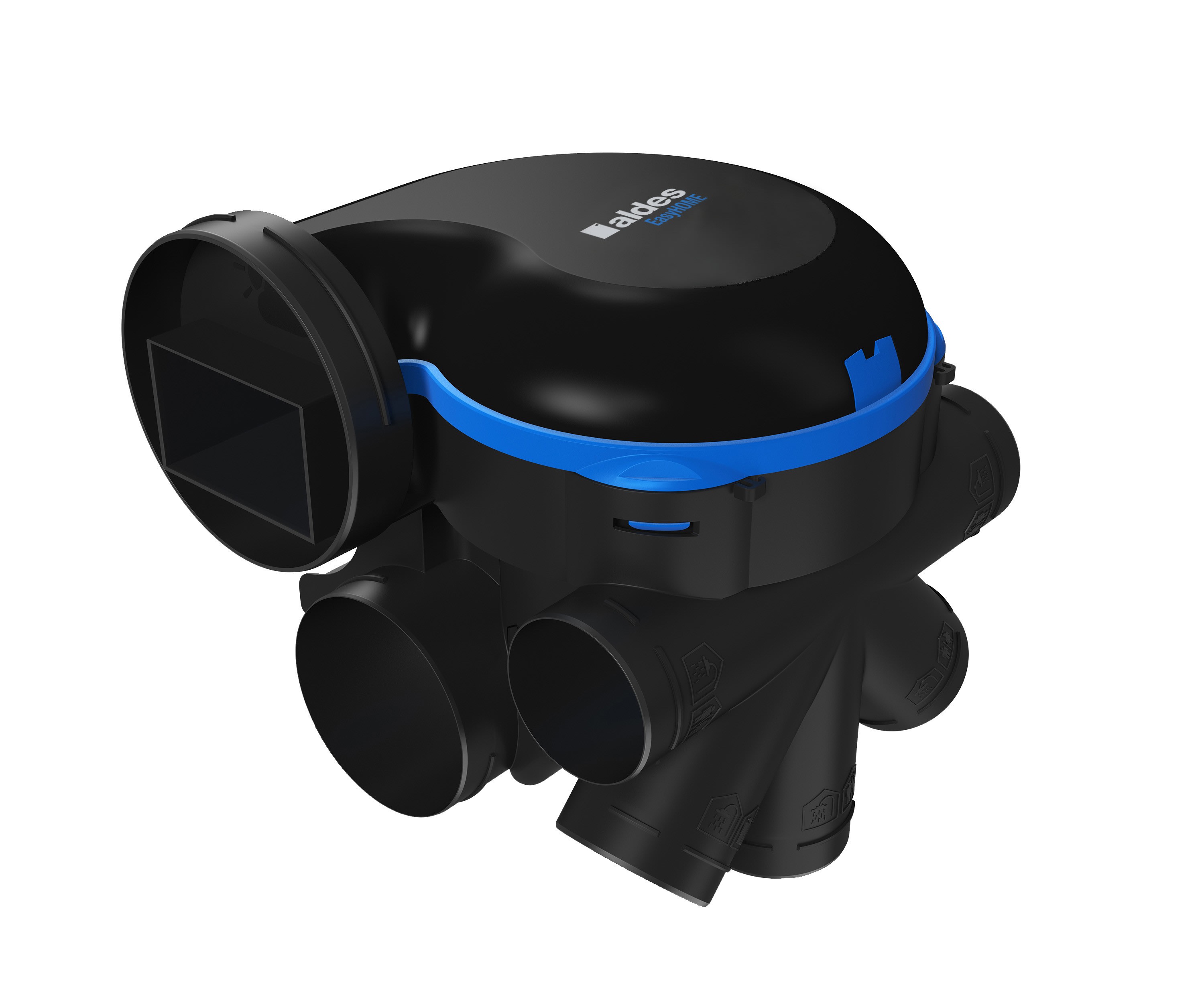 Aldes - Groupe VMC simple flux EasyHOME HYGRO COMBLE Moyenne Pression MP
